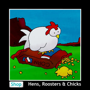 Chickens, Hens, Roosters, and Chicks