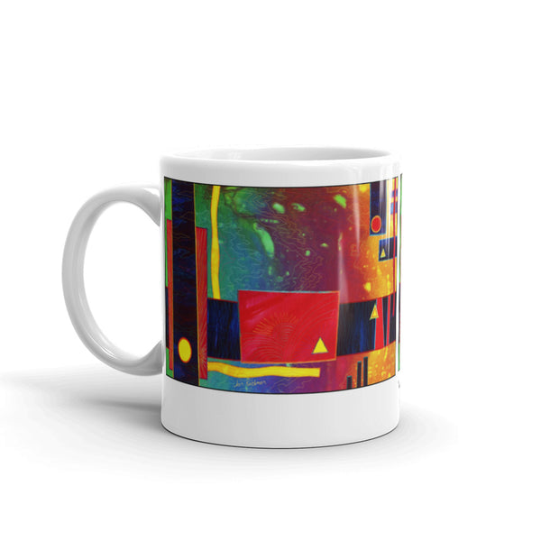 Autumn Abstract Mug - Jan Rickman