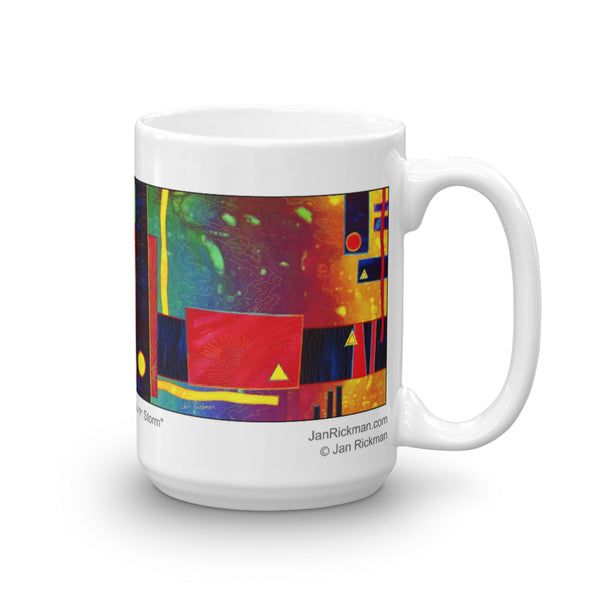 Autumn Abstract Mug - Jan Rickman