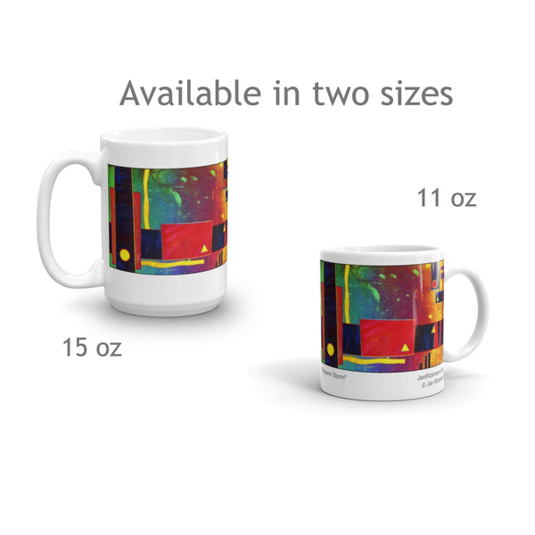 Autumn Abstract Mug - Jan Rickman