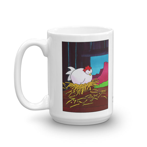 Hen On The Nest and Snoozing Mug - Jan Rickman
