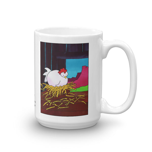 Hen On The Nest and Snoozing Mug - Jan Rickman