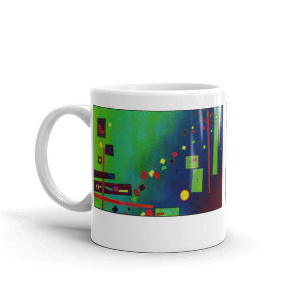Dancing Shapes Abstract Mug - Jan Rickman