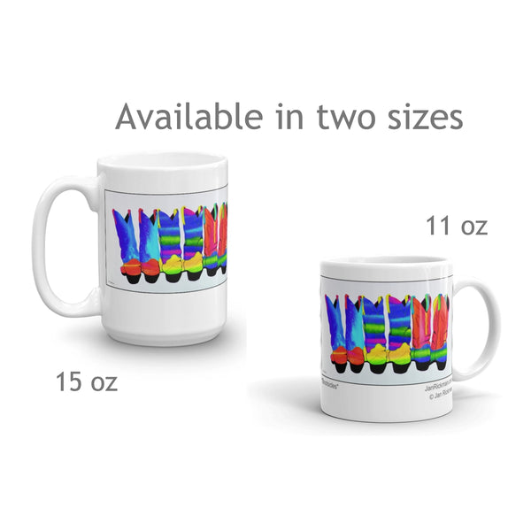 Cowboy Boot Western Coffee Mug - Jan Rickman