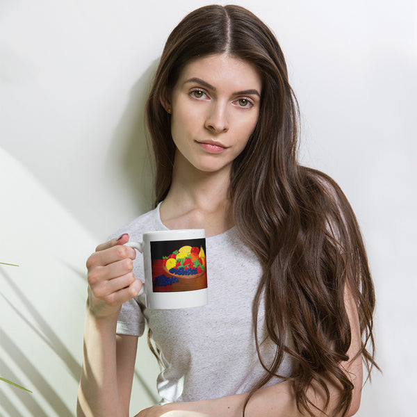 Fruit Basket Bounty Coffee Mug - Jan Rickman