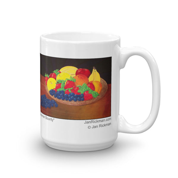 Fruit Basket Bounty Coffee Mug - Jan Rickman