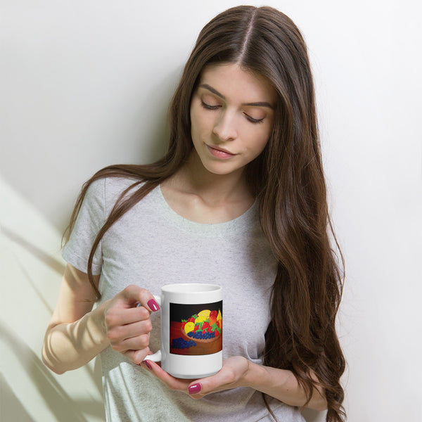 Fruit Basket Bounty Coffee Mug - Jan Rickman