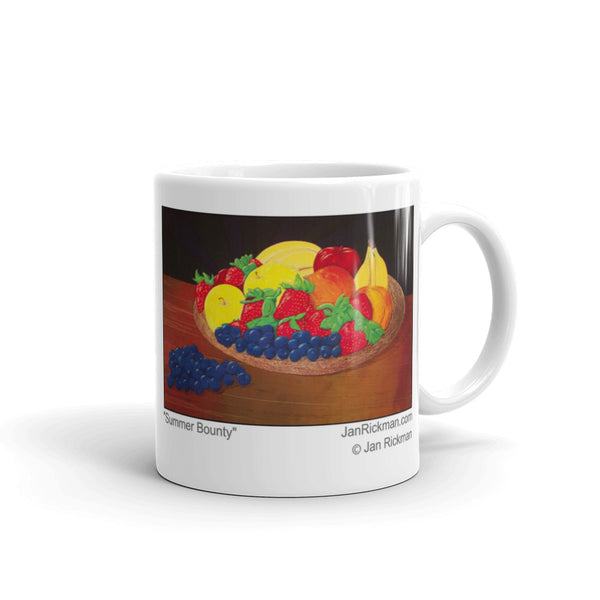 Fruit Basket Bounty Coffee Mug - Jan Rickman