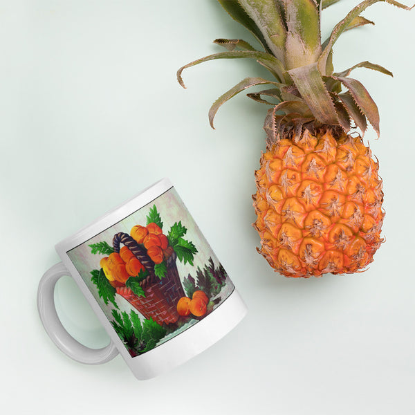 Peaches at Harvest Time Mug - Jan Rickman