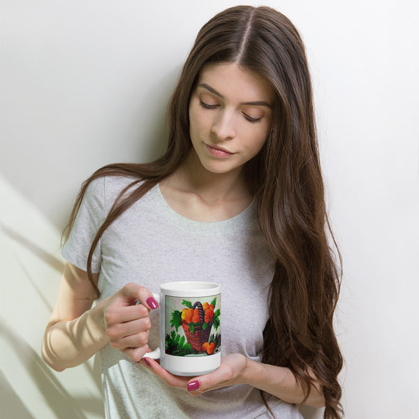 Peaches at Harvest Time Mug - Jan Rickman