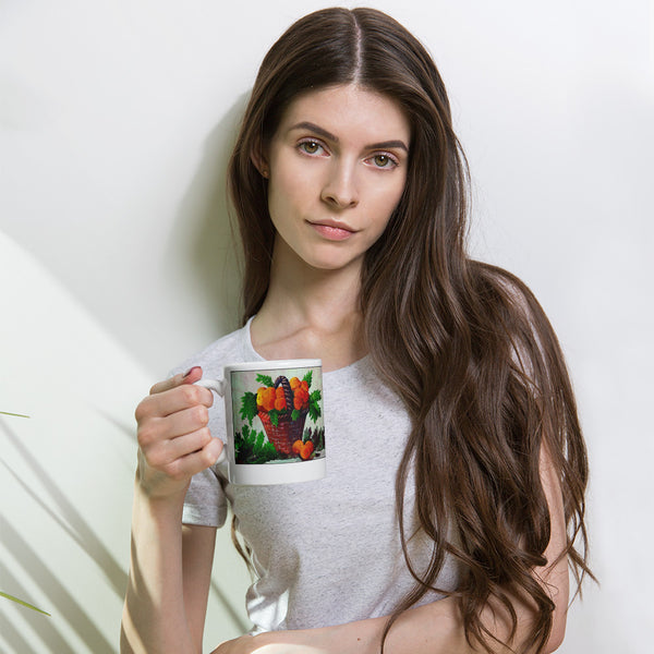 Peaches at Harvest Time Mug - Jan Rickman