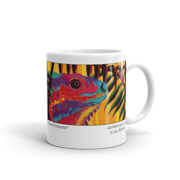 Lizard and Frog Design Mug - Jan Rickman