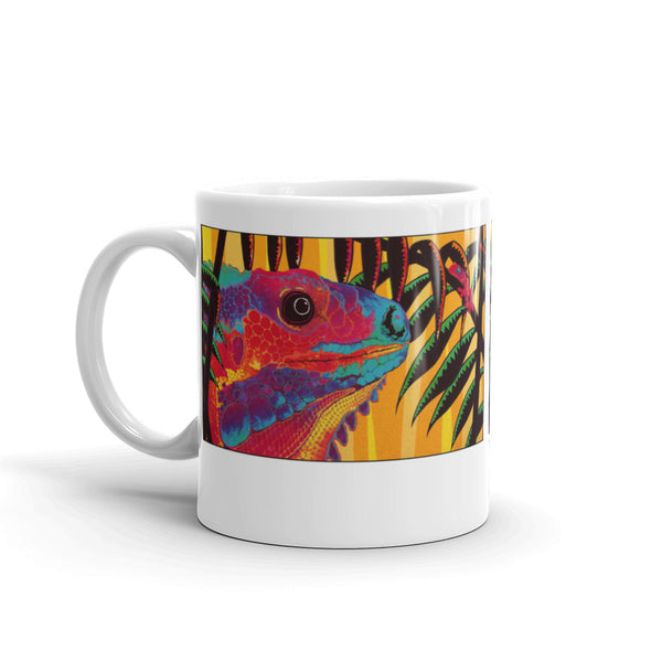Lizard and Frog Design Mug - Jan Rickman