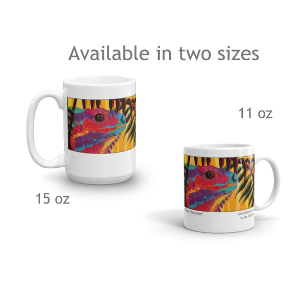 Lizard and Frog Design Mug - Jan Rickman