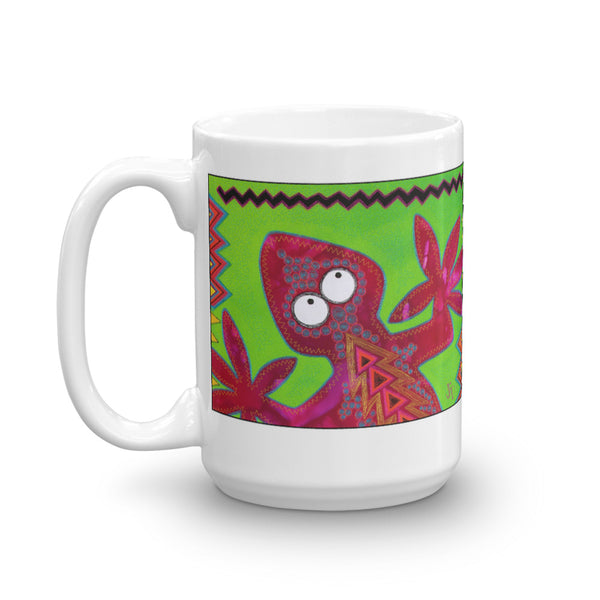 Cheerful Lizard Mug - Jan Rickman