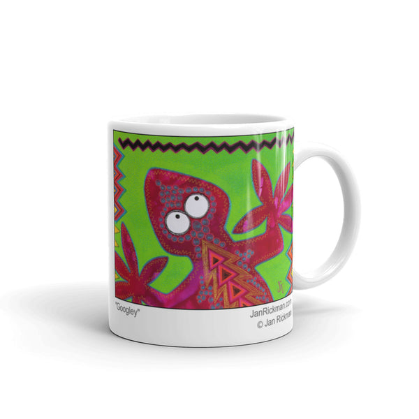 Cheerful Lizard Mug - Jan Rickman
