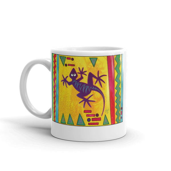 Lizard Catching Rays Mug - Jan Rickman