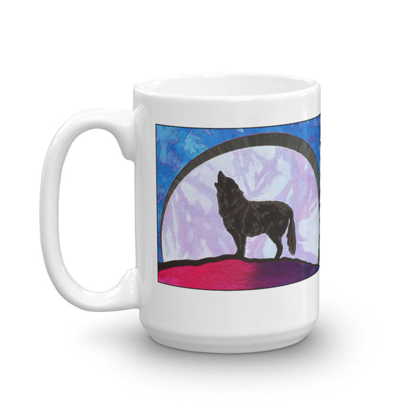 Howling Wolf Mug - Jan Rickman