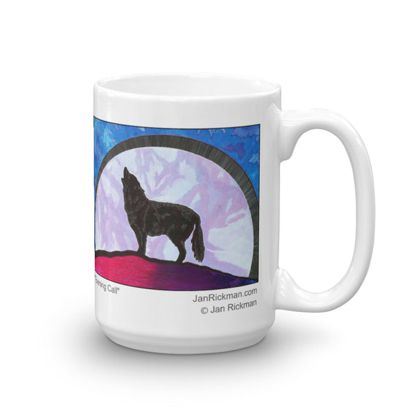 Howling Wolf Mug - Jan Rickman