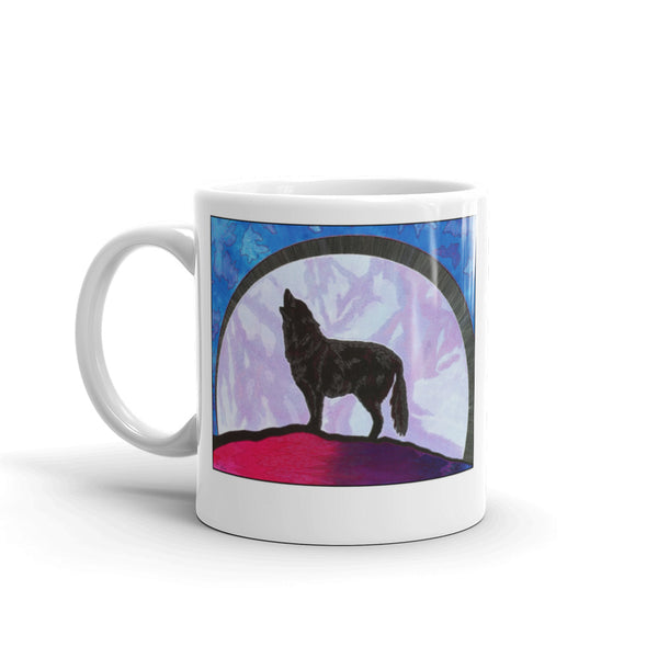 Howling Wolf Mug - Jan Rickman