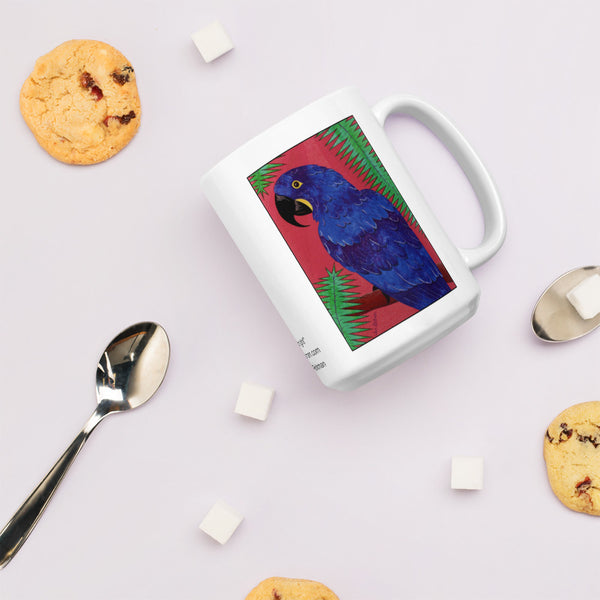 Hyacinth Macaw Coffee Mug - Jan Rickman