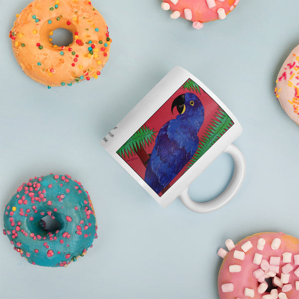 Hyacinth Macaw Coffee Mug - Jan Rickman