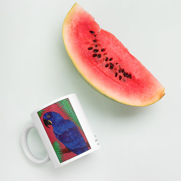 Hyacinth Macaw Coffee Mug - Jan Rickman