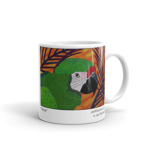 Military Macaw Parrot Coffee Mug - Jan Rickman