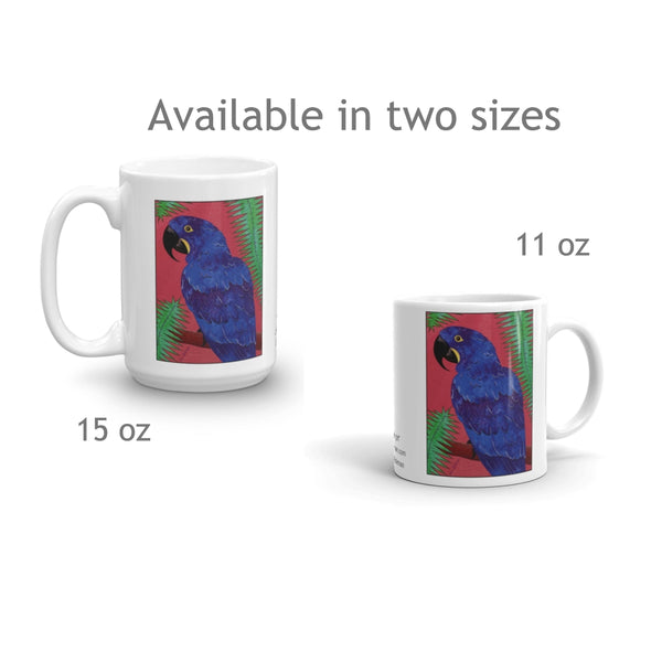 Hyacinth Macaw Coffee Mug - Jan Rickman