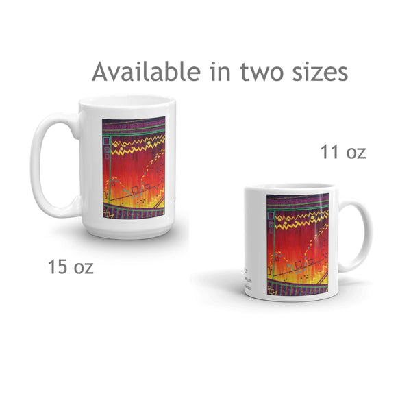 Whimsical Abstract Design Mug - Jan Rickman