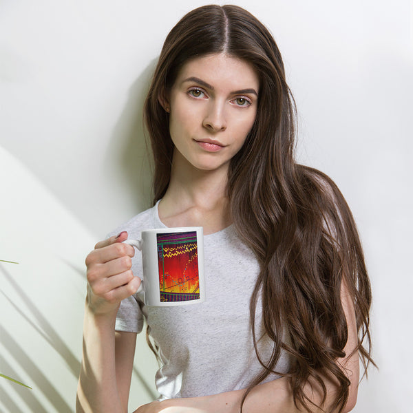 Whimsical Abstract Design Mug - Jan Rickman