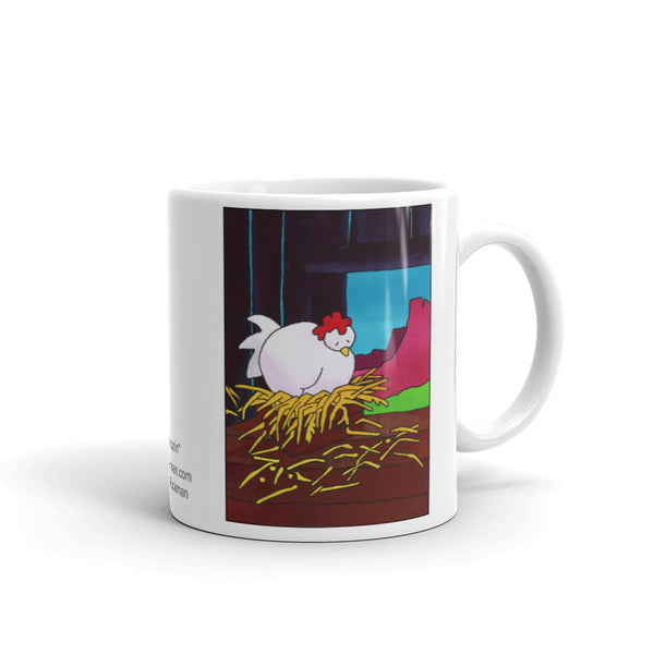 Hen On The Nest and Snoozing Mug - Jan Rickman