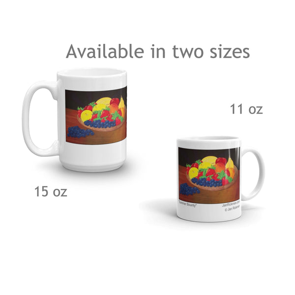 Fruit Basket Bounty Coffee Mug - Jan Rickman