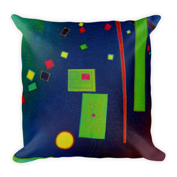 Abstract Design Premium Pillow - Jan Rickman