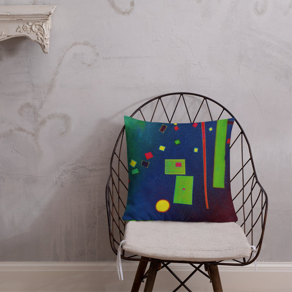 Abstract Design Premium Pillow - Jan Rickman
