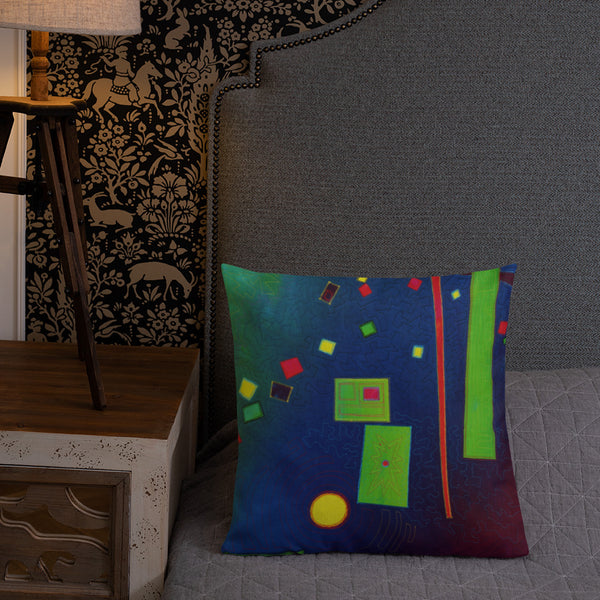 Abstract Design Premium Pillow - Jan Rickman