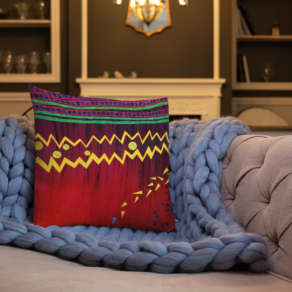 Abstract Design Throw Pillow by Jan Rickman - Jan Rickman
