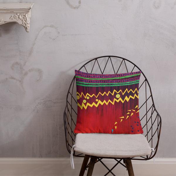 Abstract Design Throw Pillow by Jan Rickman - Jan Rickman