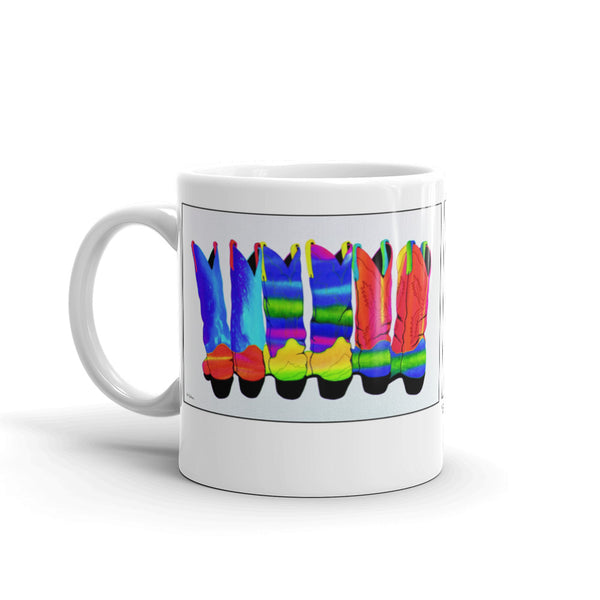 Cowboy Boot Western Coffee Mug - Jan Rickman