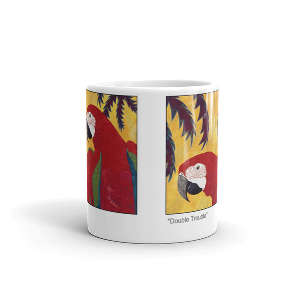 Scarlet Macaw Parrot Coffee Mug - Jan Rickman