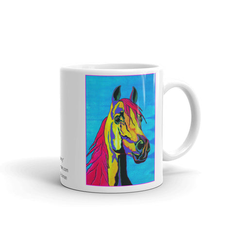 Colorful Stallion Mug - Jan Rickman