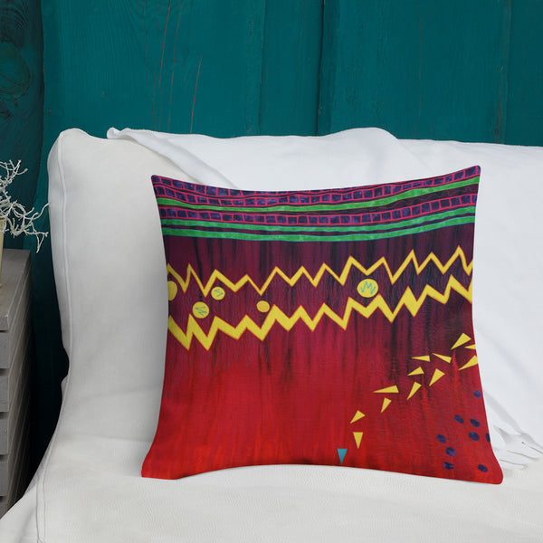 Abstract Design Throw Pillow by Jan Rickman - Jan Rickman